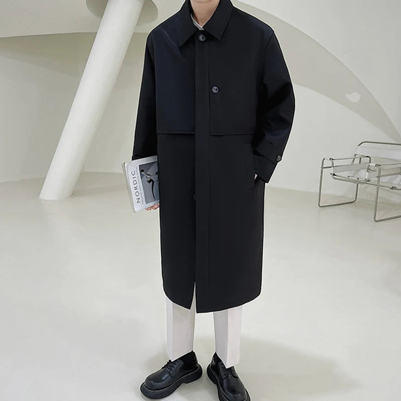 Medium Length Loose Long Coat Highend- INTOHYPEZONE