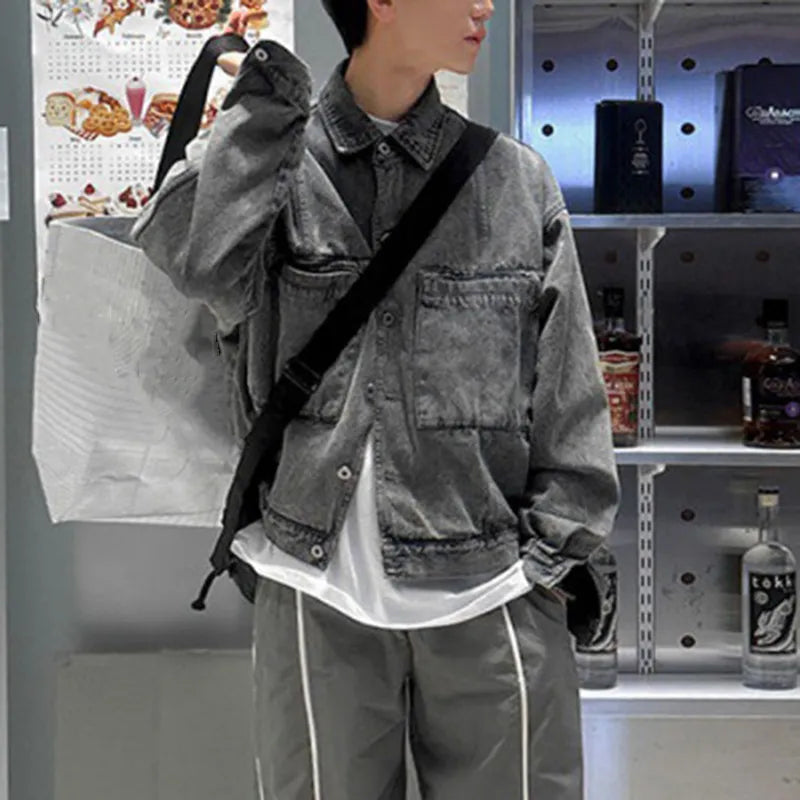 Washed Denim Jacket - INTOHYPEZONE