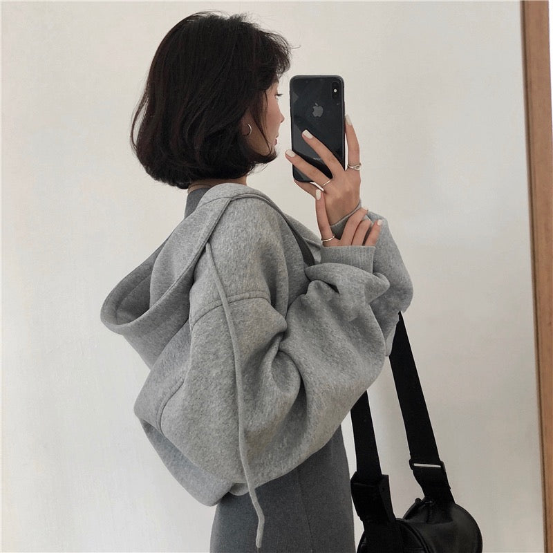 Slim Fit Cropped Hoodie - INTOHYPEZONE
