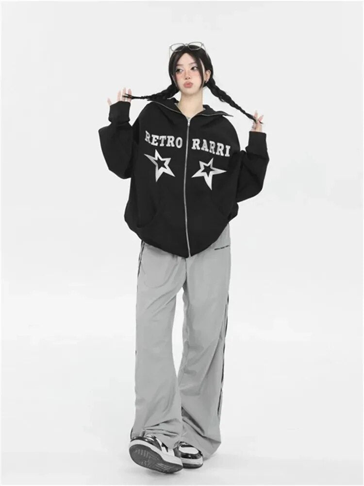 Striped Elastic Waist Cargo Pants - INTOHYPEZONE