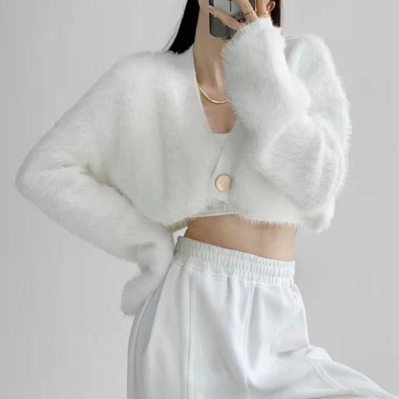 Tassel Knitted Long Sleeve Cardigan Sweater - INTOHYPEZONE