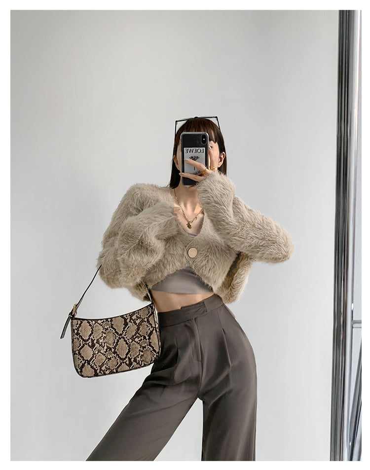Tassel Knitted Long Sleeve Cardigan Sweater - INTOHYPEZONE