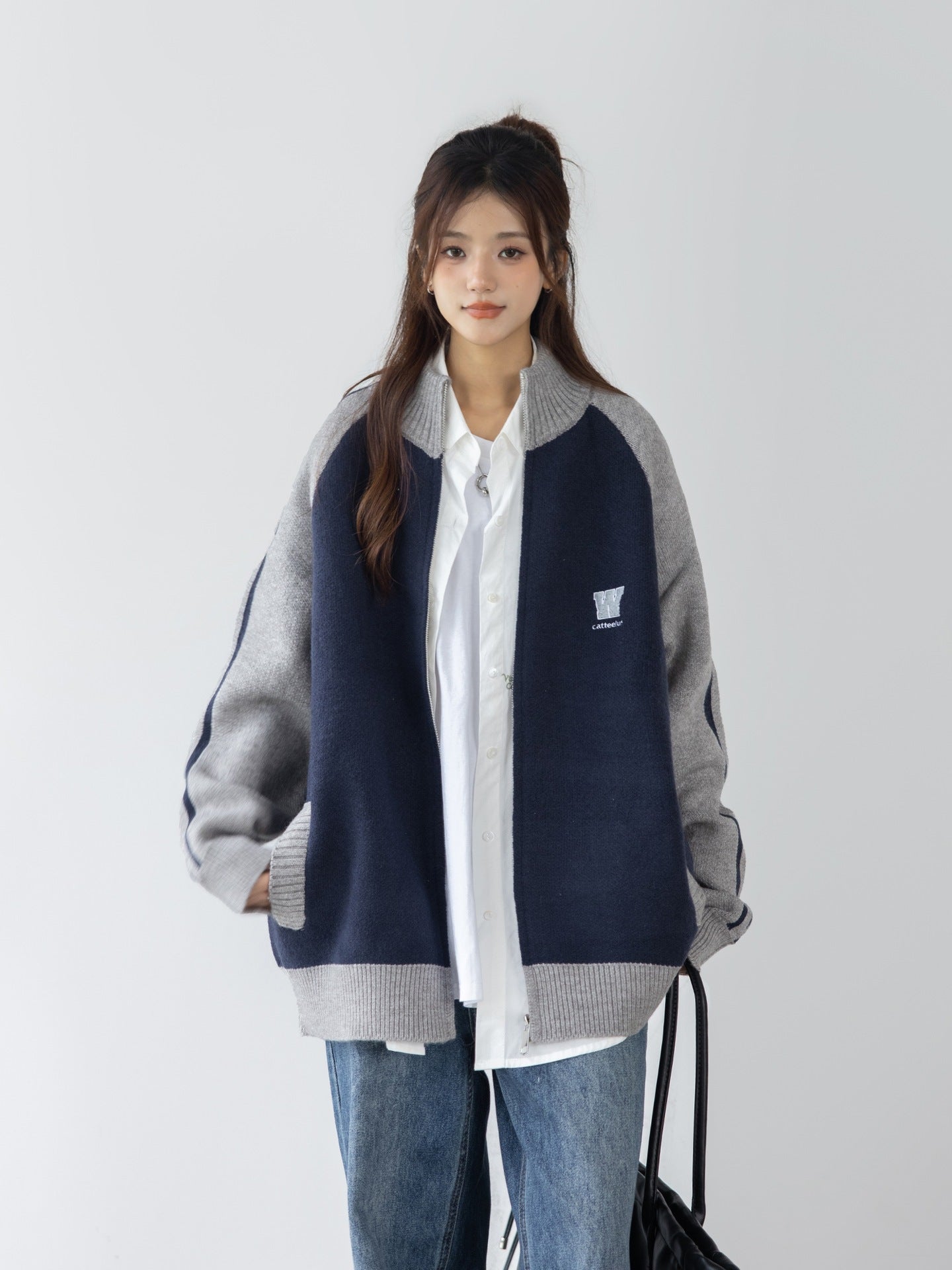 Zip Up Knitted Sweater - INTOHYPEZONE
