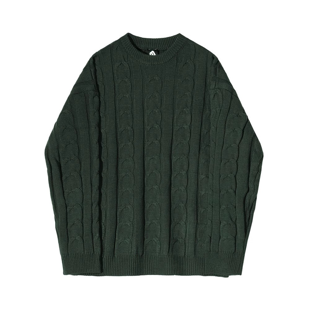 Loose Cable-knit Sweater - INTOHYPEZONE