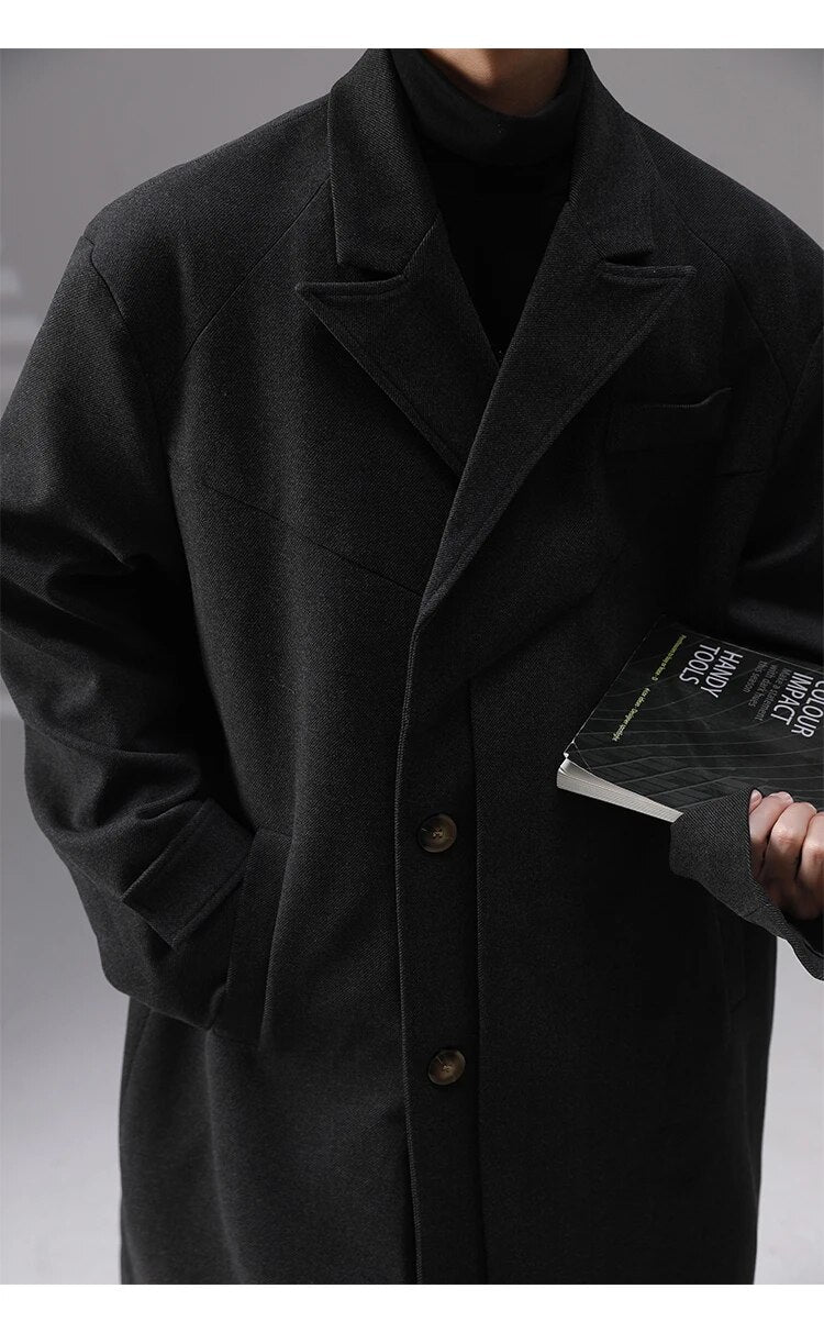 Versatile Length Wool Long Overcoat - INTOHYPEZONE