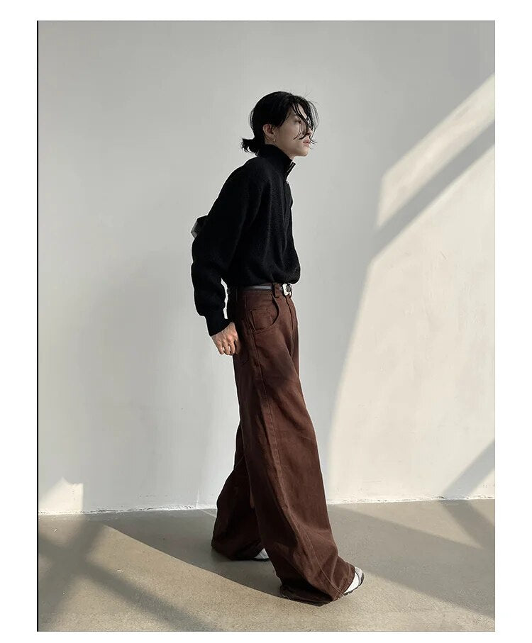 Vintage Wash Wide Leg Pants - INTOHYPEZONE