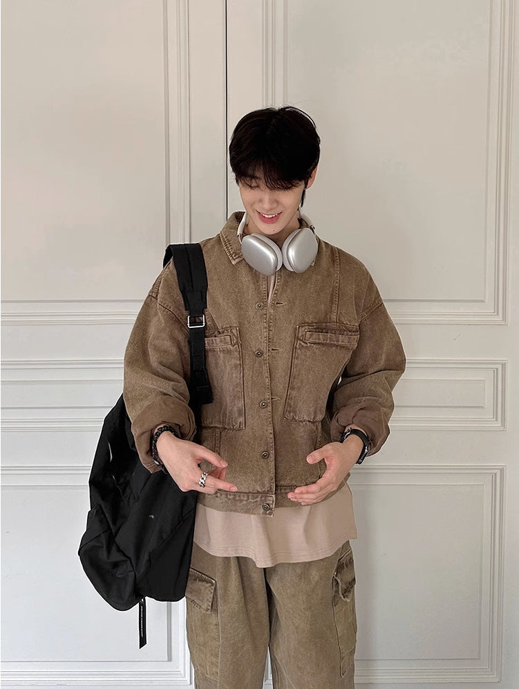Washed Denim Jacket - INTOHYPEZONE