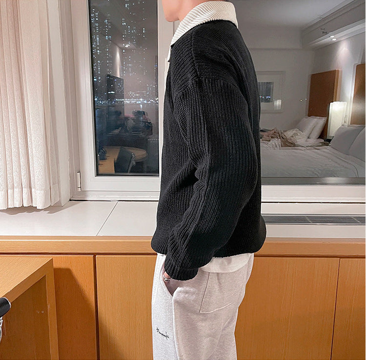 High Neck Zipper Sweater - INTOHYPEZONE
