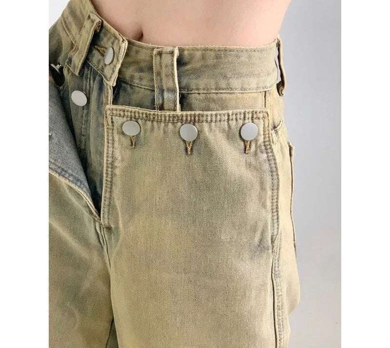 Vintage High Waist Loose Jeans - INTOHYPEZONE