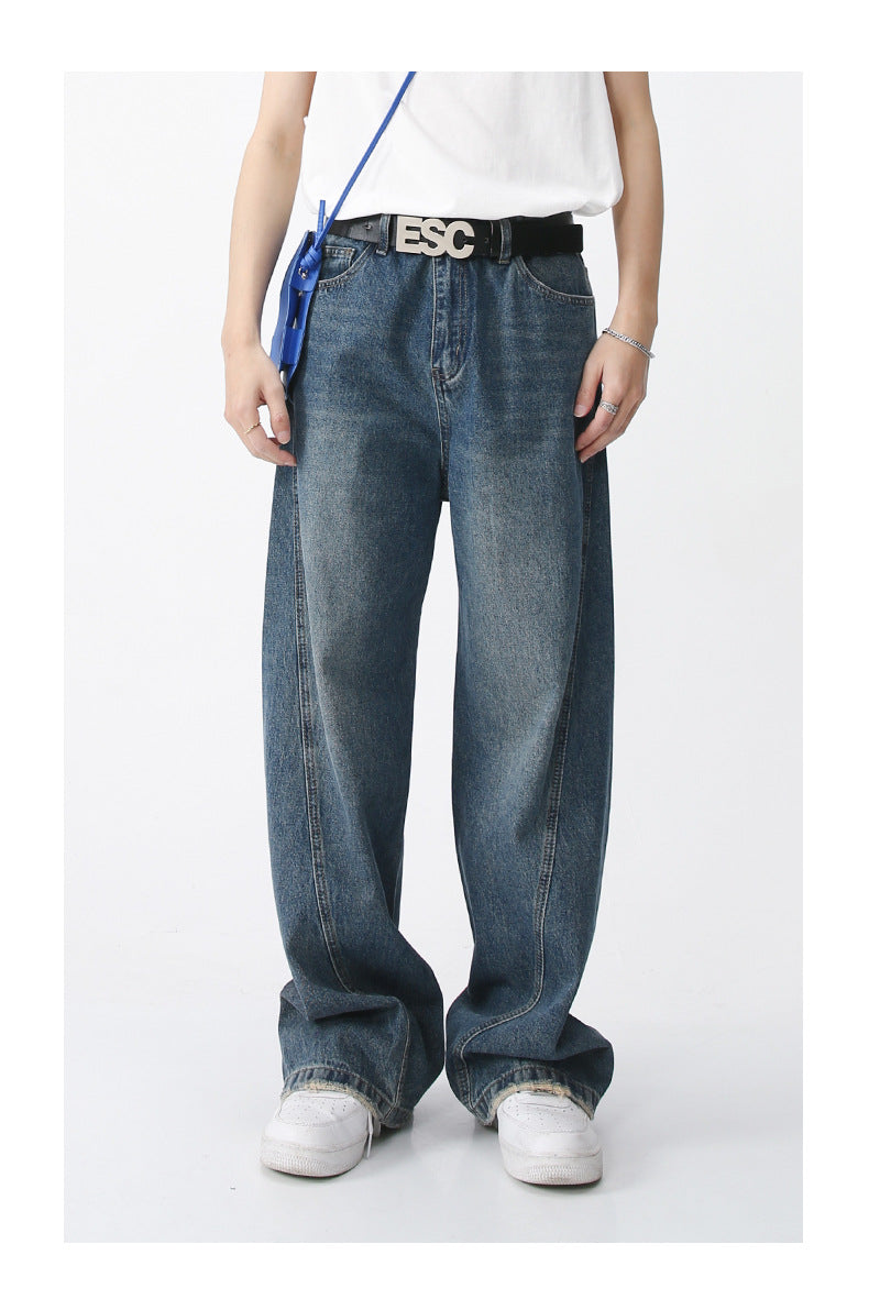 Casual Straight Leg Jeans - INTOHYPEZONE