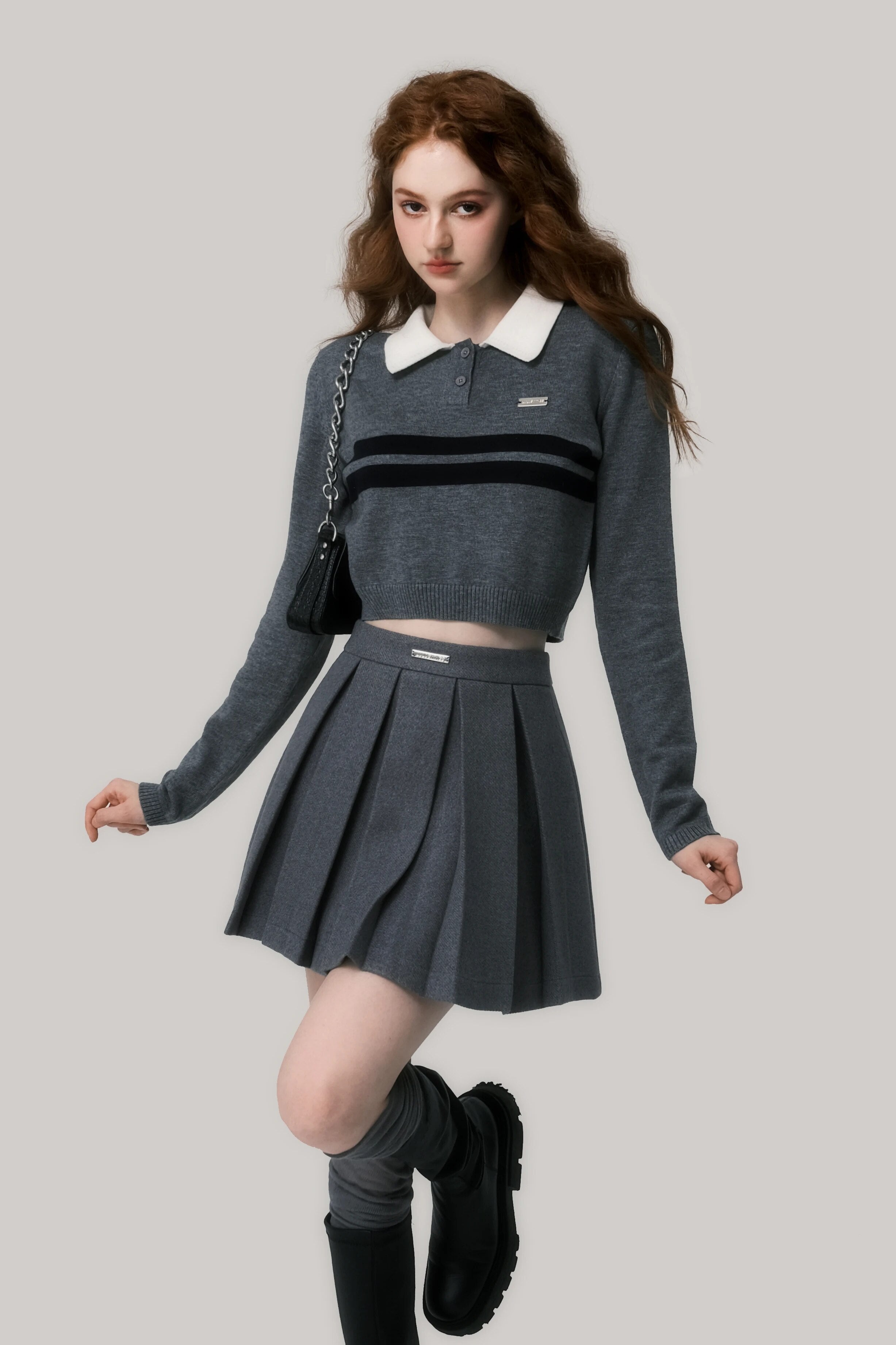 Vintage Knitted Slim Fit Sweater Top - INTOHYPEZONE