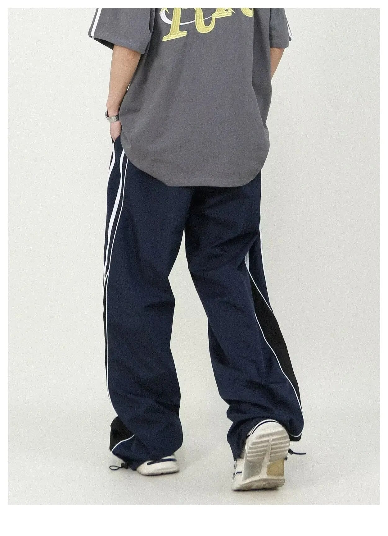 Side Panel Striped Track Pants - INTOHYPEZONE