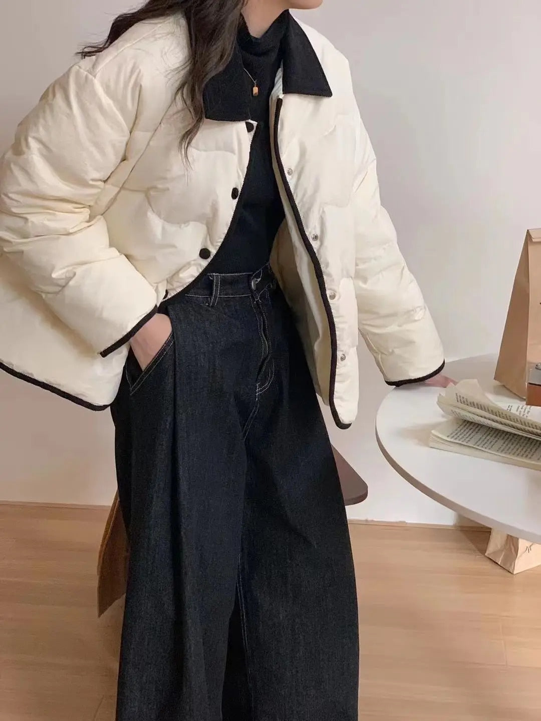 Cotton Padded Quilted Jacket - INTOHYPEZONE
