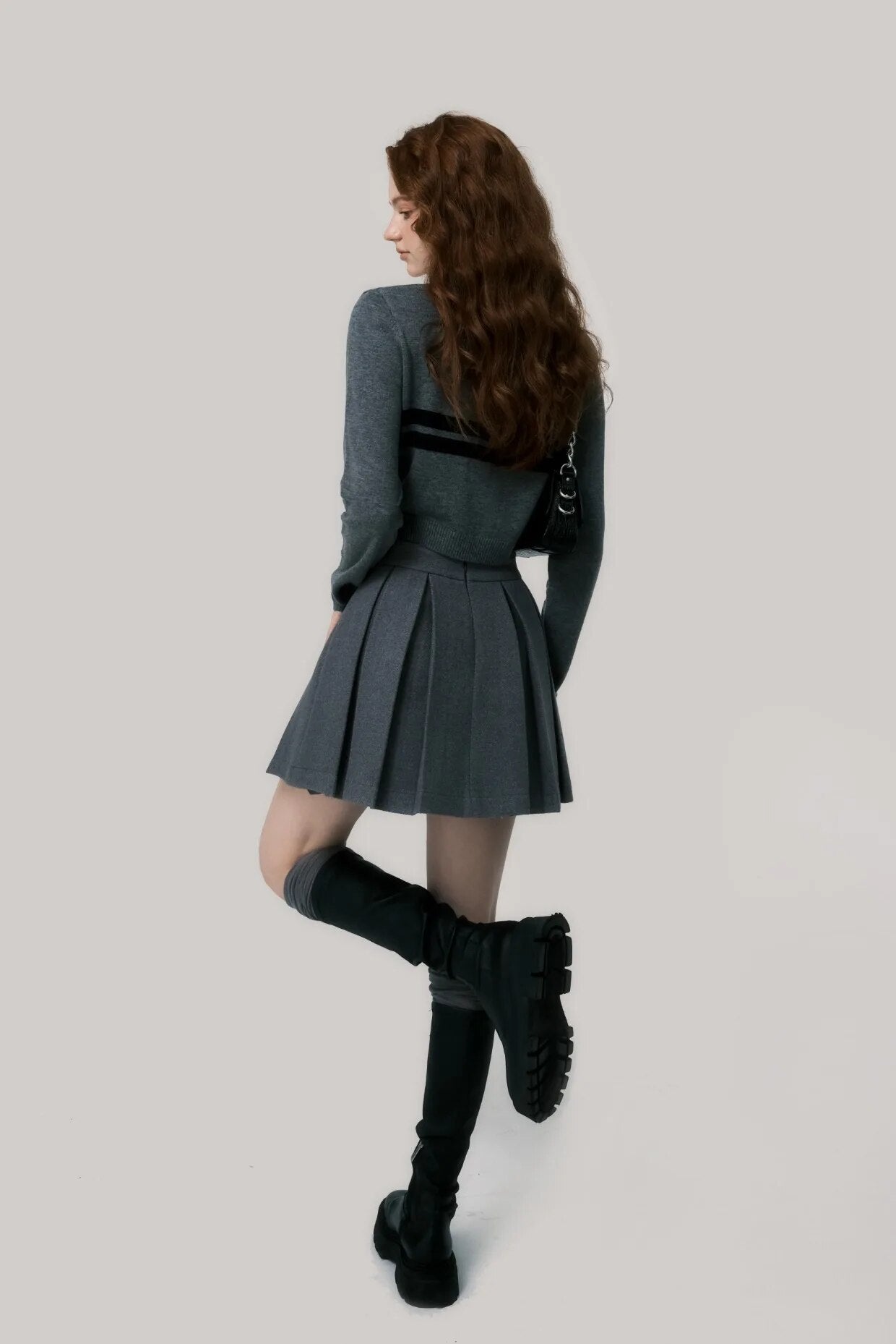 Vintage Knitted Slim Fit Sweater Top - INTOHYPEZONE