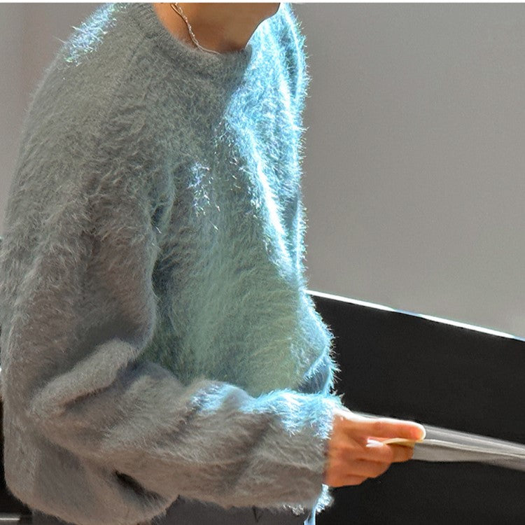 Mink Wool Knitted Pullovers - INTOHYPEZONE