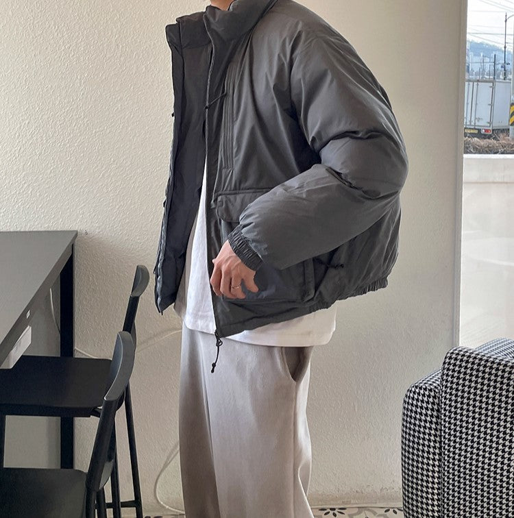 Standing Collar Padded Jacket - INTOHYPEZONE
