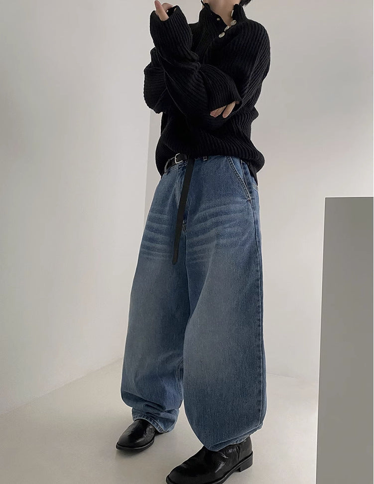 Half Neck Knit Sweater - INTOHYPEZONE