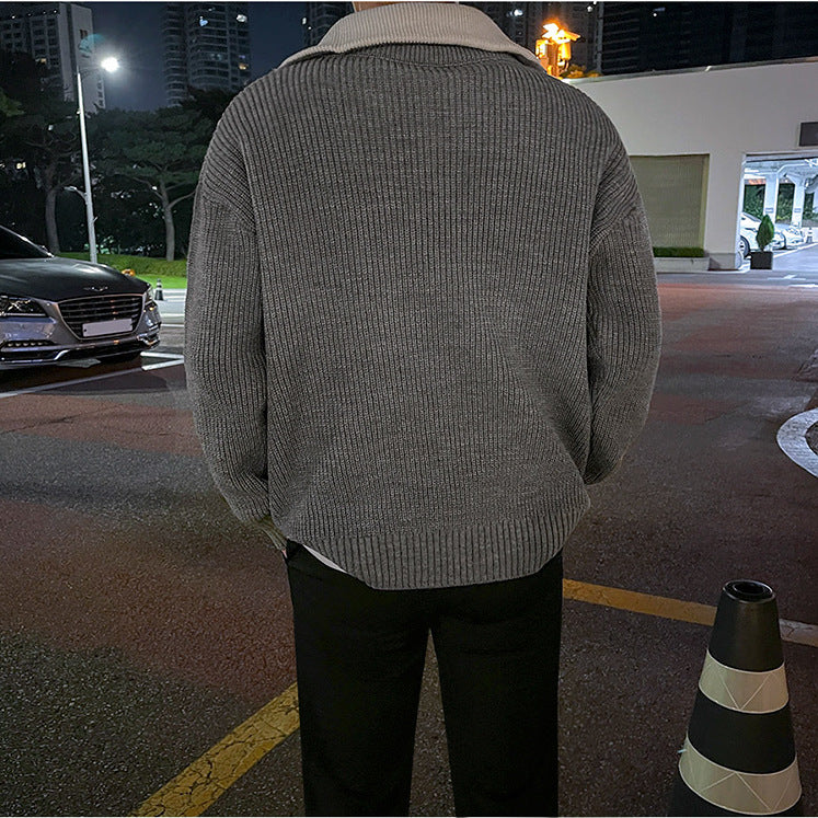 High Neck Zipper Sweater - INTOHYPEZONE