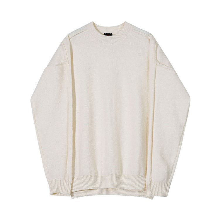 Loose Round Neck Pullover - INTOHYPEZONE