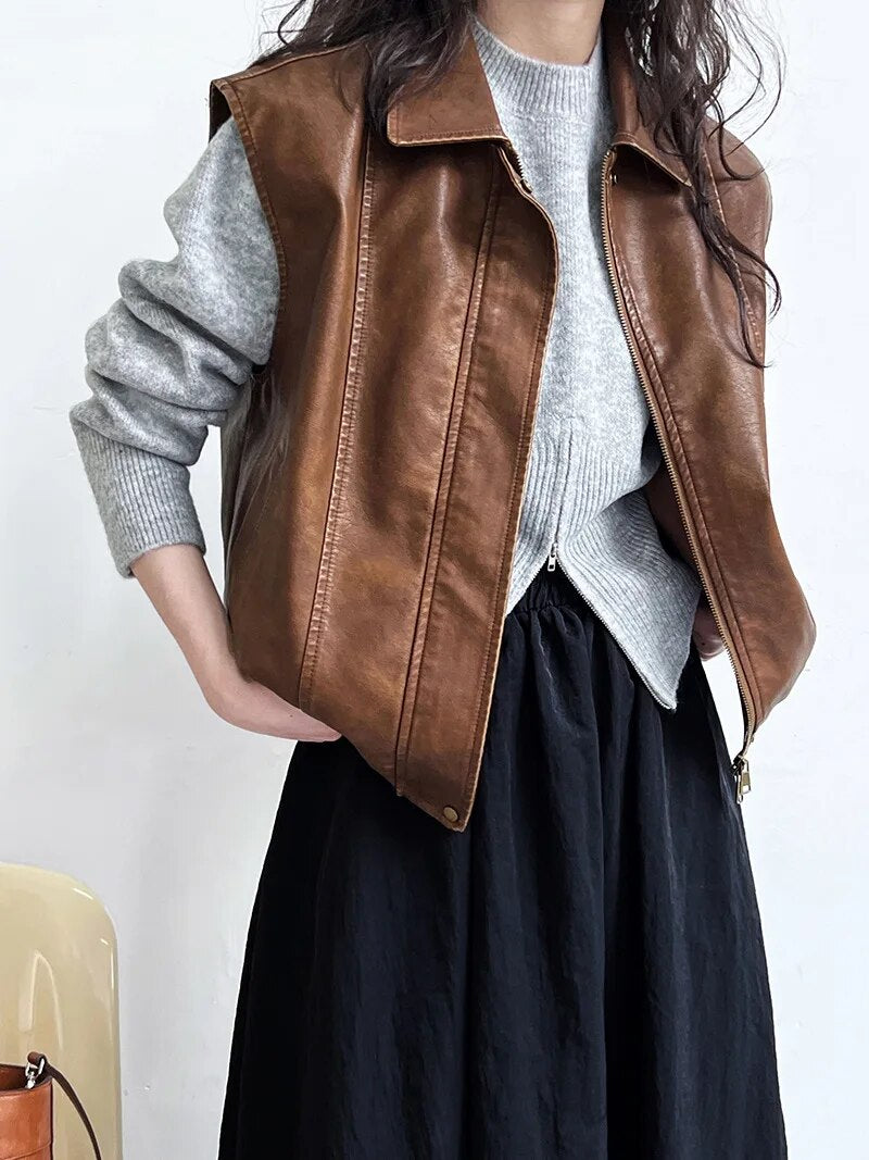 O-Neck Zipper Long Sleeved Sweater - INOTHYPEZONE