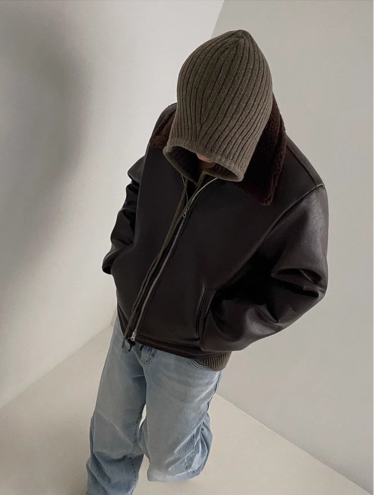 Hooded Knitted Thickened Sweater - INTOHYPEZONE