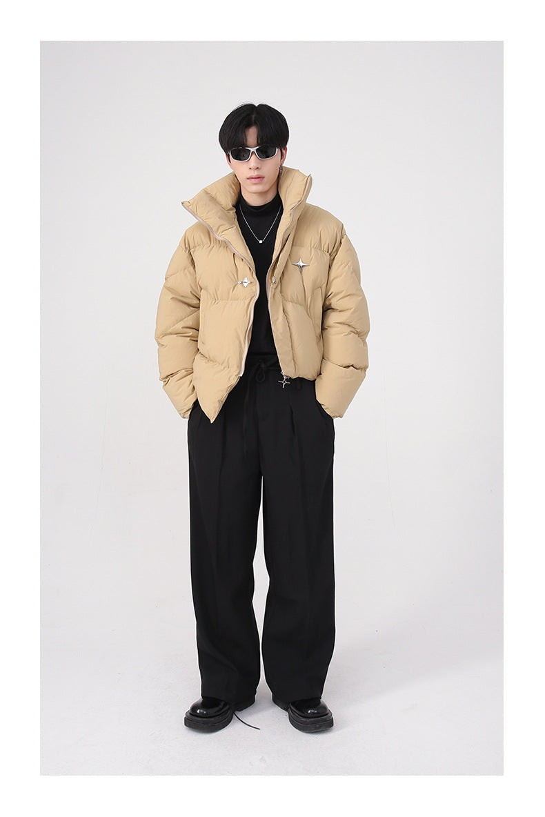 Thick High Neck Padded Jacket - INTOHYPEZONE