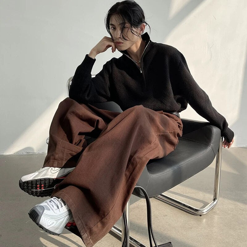 Vintage Wash Wide Leg Pants - INTOHYPEZONE