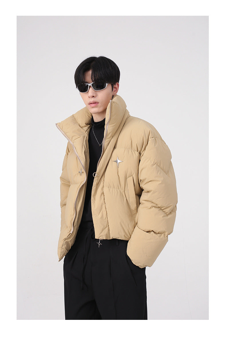 Thick High Neck Padded Jacket - INTOHYPEZONE