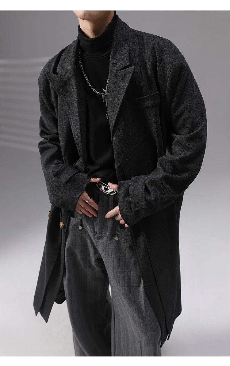 Versatile Length Wool Long Overcoat - INTOHYPEZONE