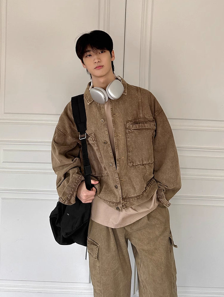 Washed Denim Jacket - INTOHYPEZONE
