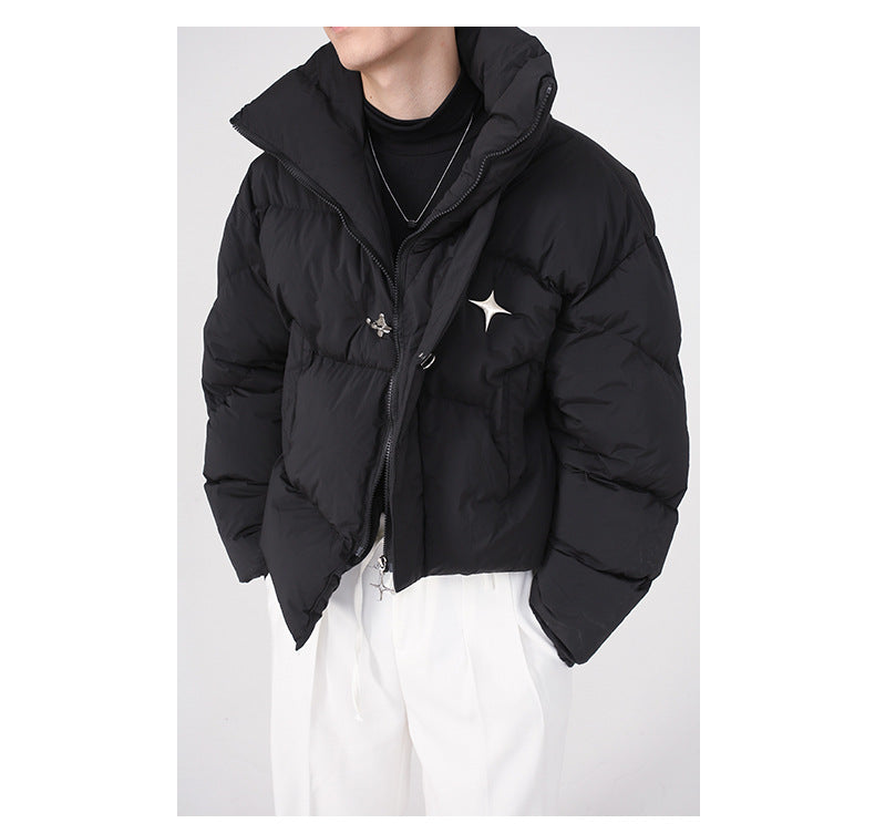 Thick High Neck Padded Jacket - INTOHYPEZONE