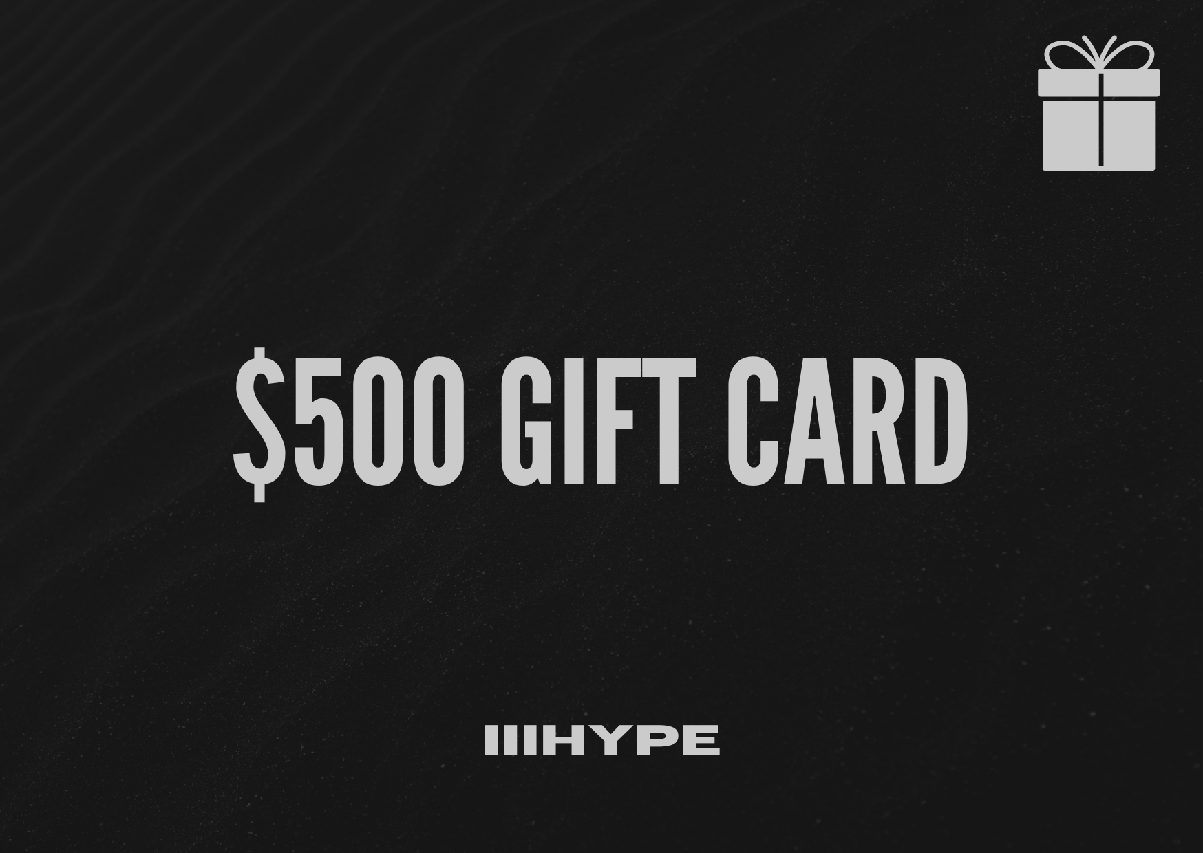 INTOHYPEZONE GIFT CARDS - INTOHYPEZONE