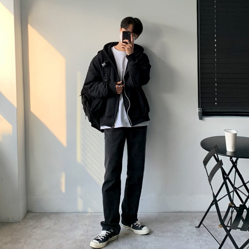 COTTON ZIP UP HOODIE - INTOHYPEZONE
