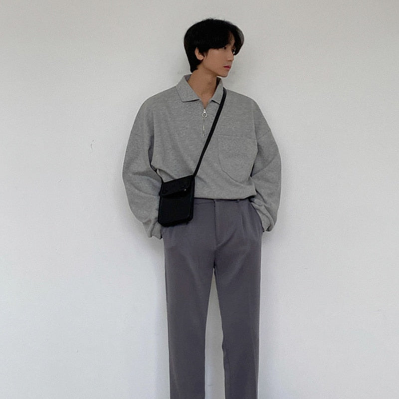 HALF ZIPPER SWEATSHIRT - INTOHYPEZONE