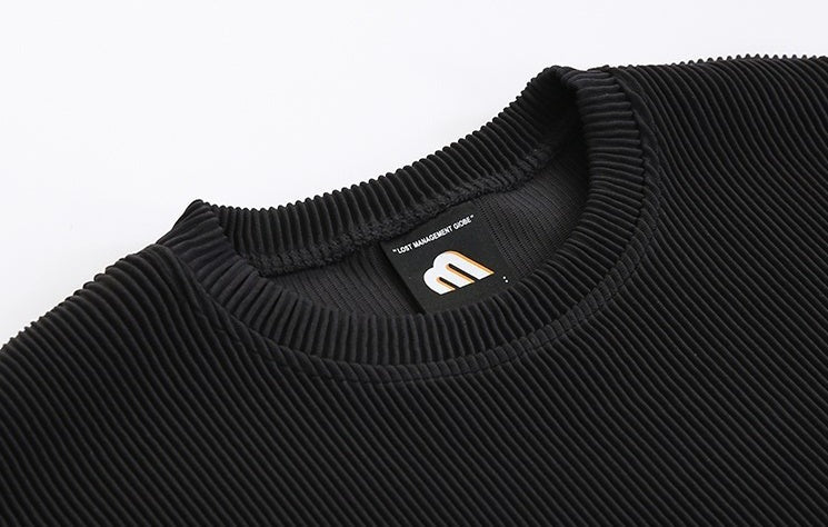 PLEATS TEE + PANTS SET - INTOHYPEZONE