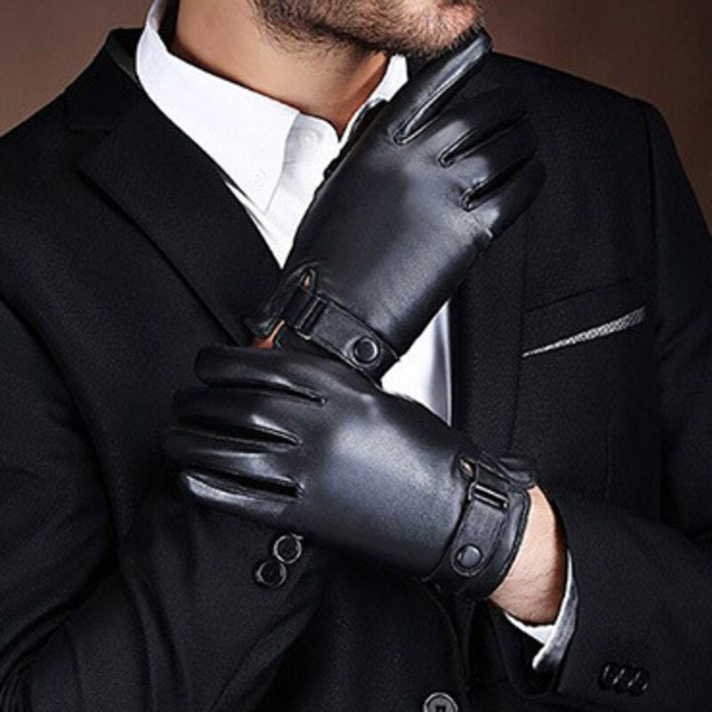 WINTER LETHER GLOVES - INTOHYPEZONE