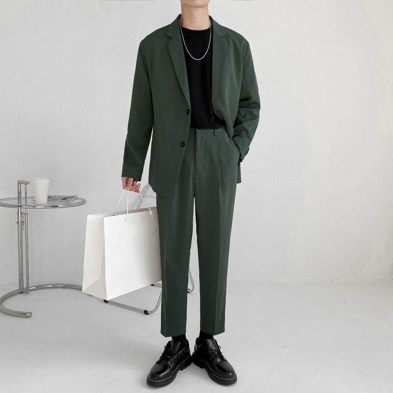 LIGHTWEIGHT TWO PIECE SUIT - INTOHYPEZONE