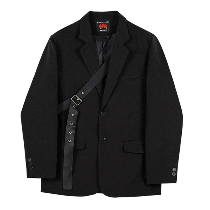CROSS SHOULDER STRAP BLAZER - INTOHYPEZONE