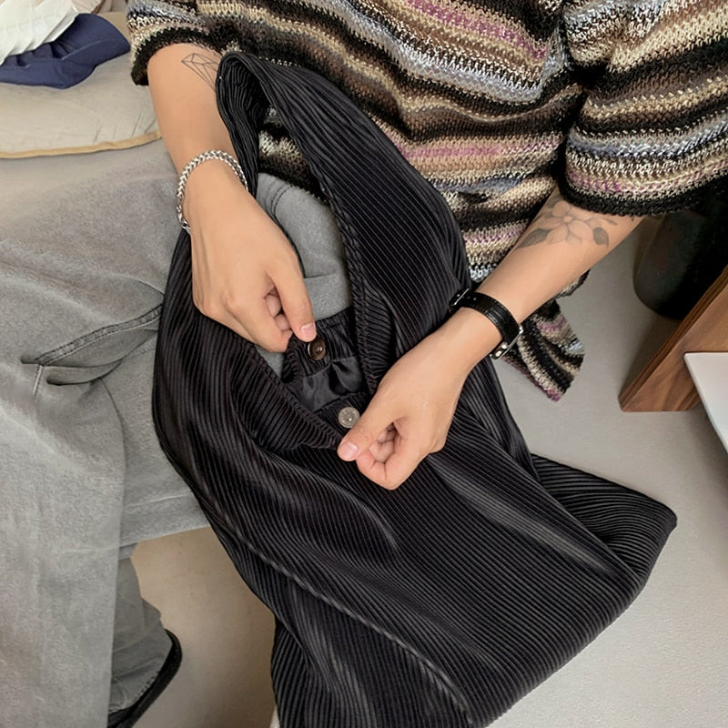 Corduroy Shoulder Bag - INTOHYPEZONE