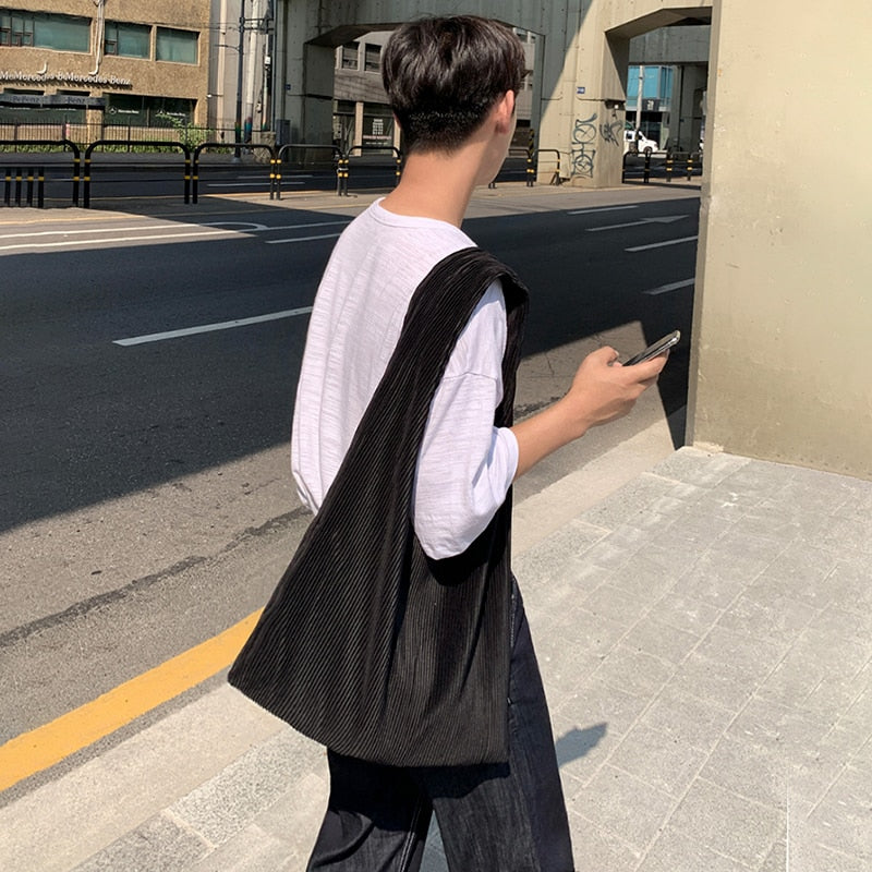 Corduroy Shoulder Bag - INTOHYPEZONE