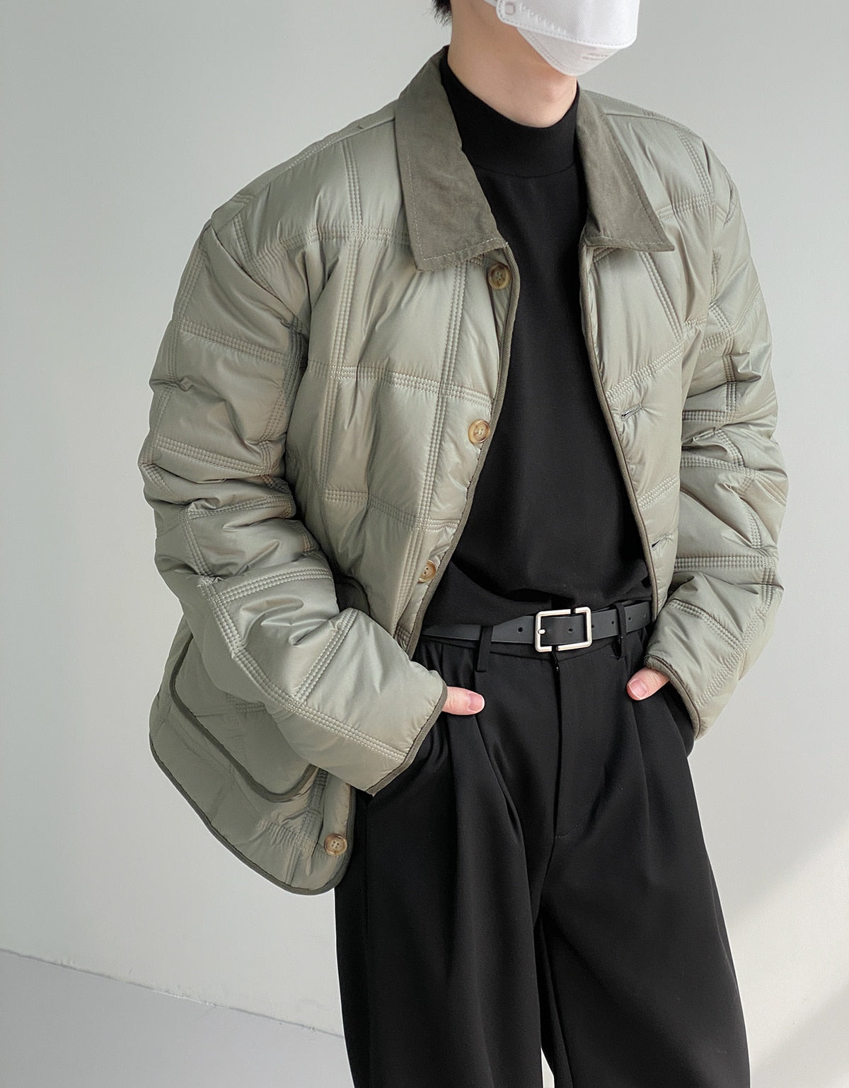SEAMS DETAIL ZIPPER JACKET - INTOHYPEZONE