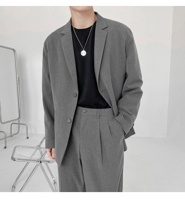 LIGHTWEIGHT TWO PIECE SUIT - INTOHYPEZONE