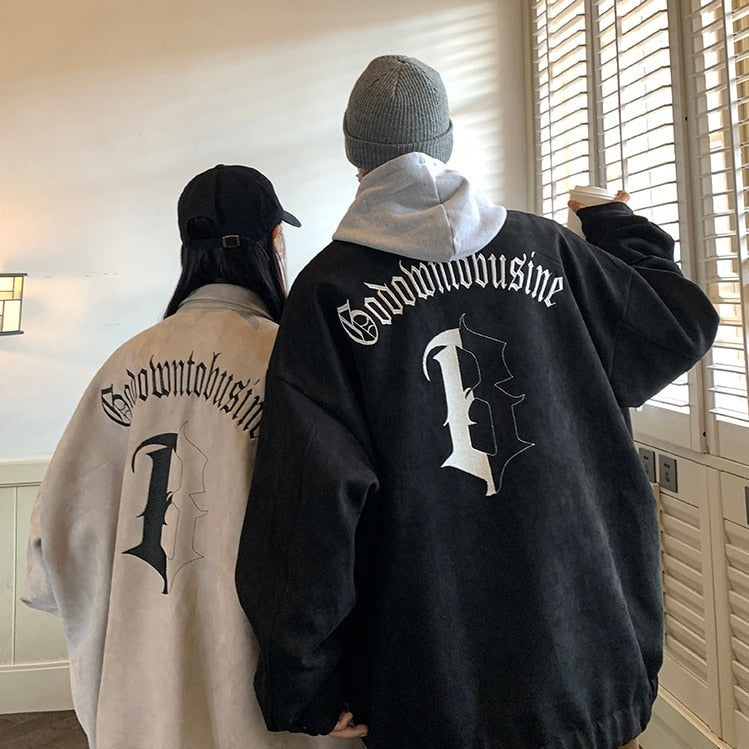 EMBROIDED SUEDE JACKET - INTOHYPEZONE