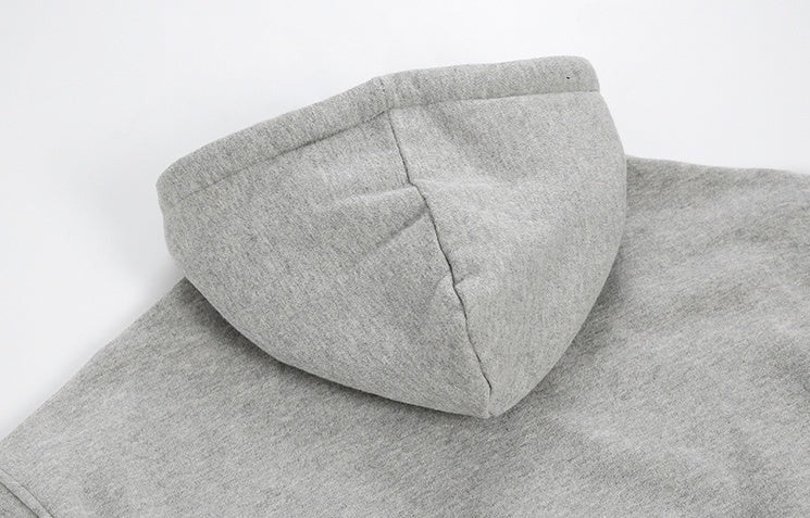 COTTON ZIP UP HOODIE - INTOHYPEZONE