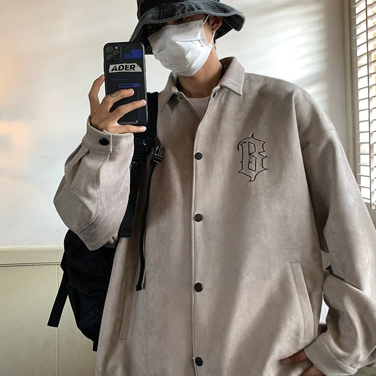 EMBROIDED SUEDE JACKET - INTOHYPEZONE