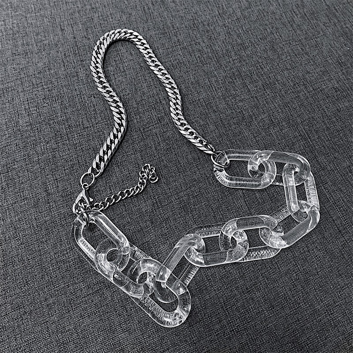 ACRYLICK CHOKER NECKLACE
