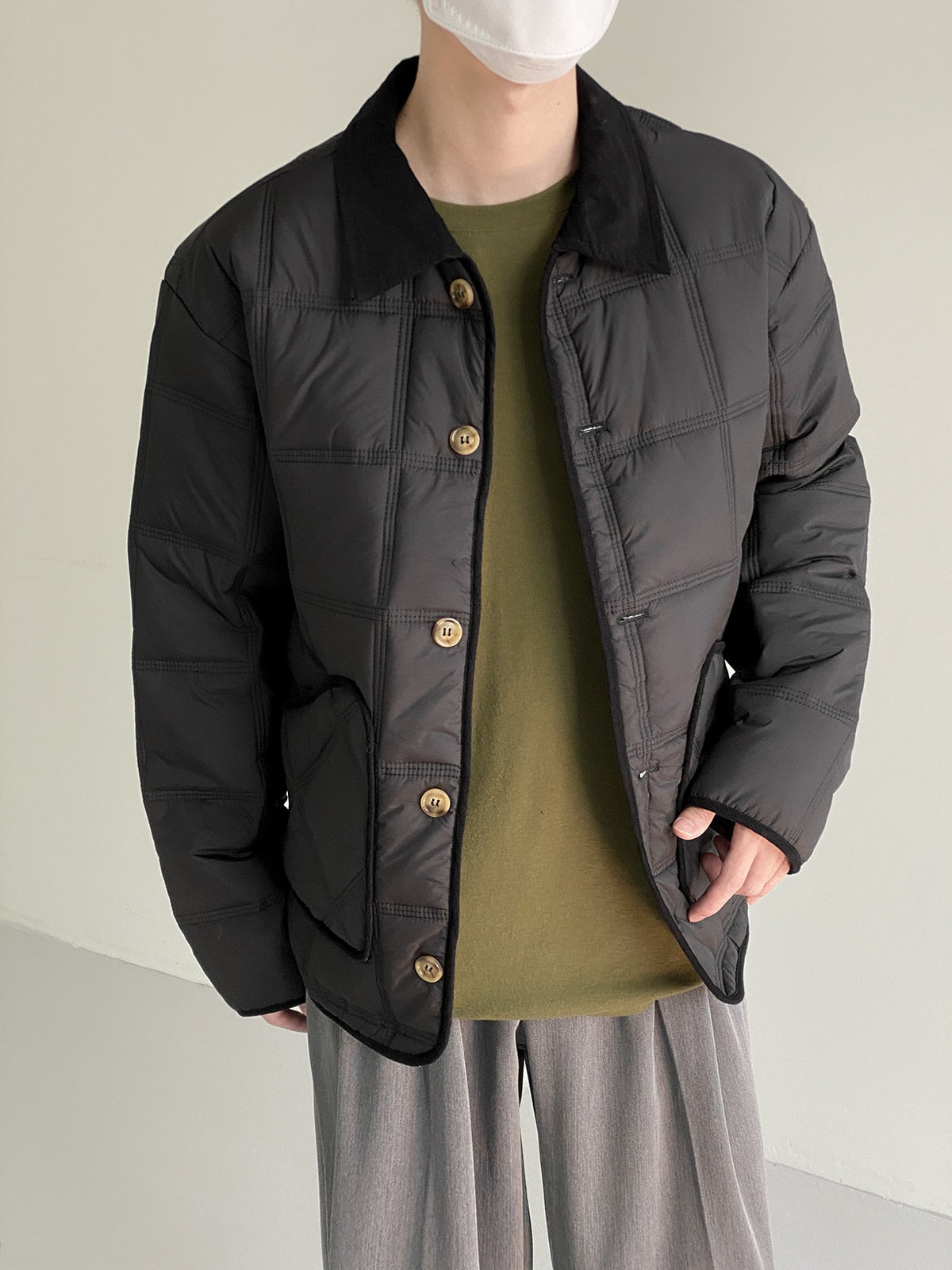 SEAMS DETAIL ZIPPER JACKET - INTOHYPEZONE