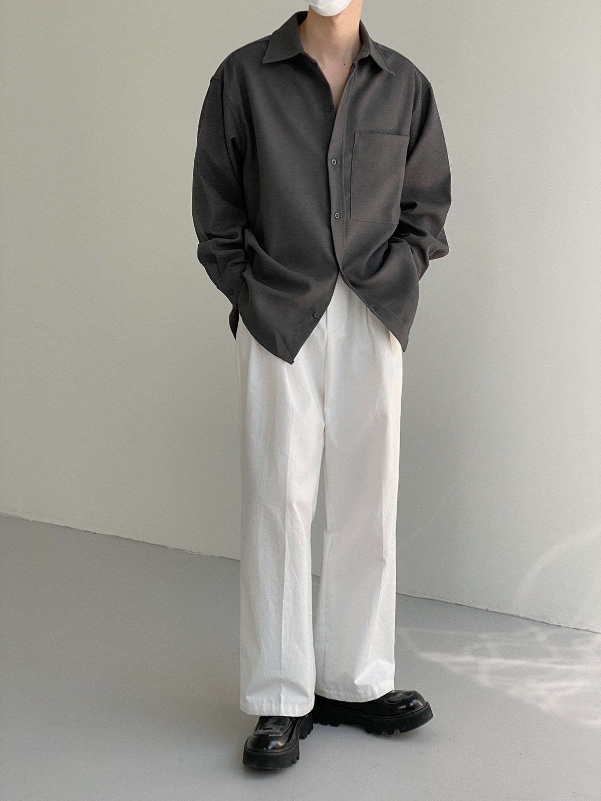 BUTTONED-UP COTTON SHIRT - INTOHYPEZONE