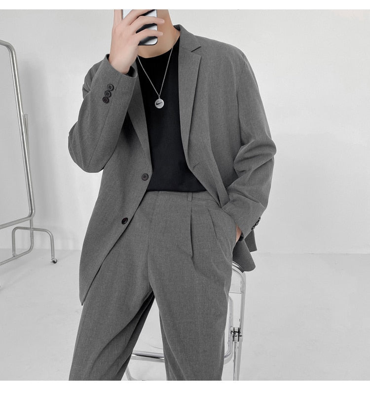 LIGHTWEIGHT TWO PIECE SUIT - INTOHYPEZONE