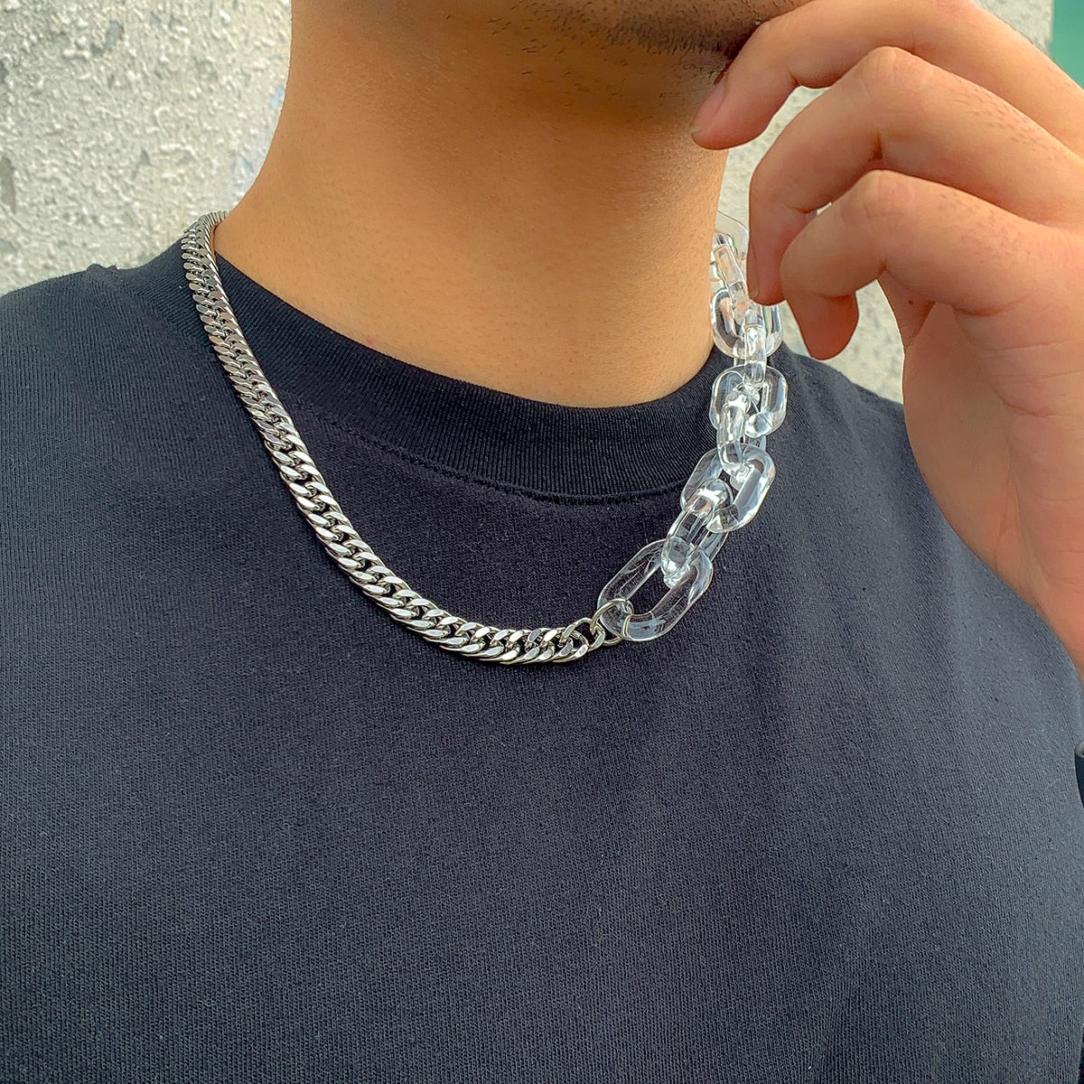 ACRYLICK CHOKER NECKLACE